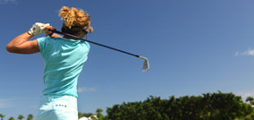 Practice Golf in a tropical island at the Bwa Chik Hotel & Golf!